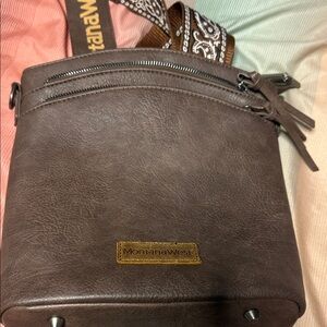 Montana West Dark Brown Crossbody Bag